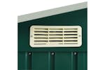 vidaXL 47104 Garden Shed With Rack Green 205x130x183cm Iron vidaXL 47104 Garden Shed With Rack Green 205x130x183cm Iron
