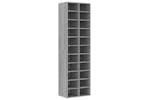 vidaXL 815301 Shoe Cabinet Grey Sonoma 54x34x183cm Engineered Wood vidaXL 815301 Shoe Cabinet Grey Sonoma 54x34x183cm Engineered Wood
