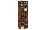 vidaXL 815300 Shoe Cabinet Smoked Oak 54x34x183cm Engineered Wood vidaXL 815300 Shoe Cabinet Smoked Oak 54x34x183cm Engineered Wood