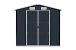 vidaXL 46299 Garden Shed Anthracite 205x129x183cm Galvanised Steel vidaXL 46299 Garden Shed Anthracite 205x129x183cm Galvanised Steel