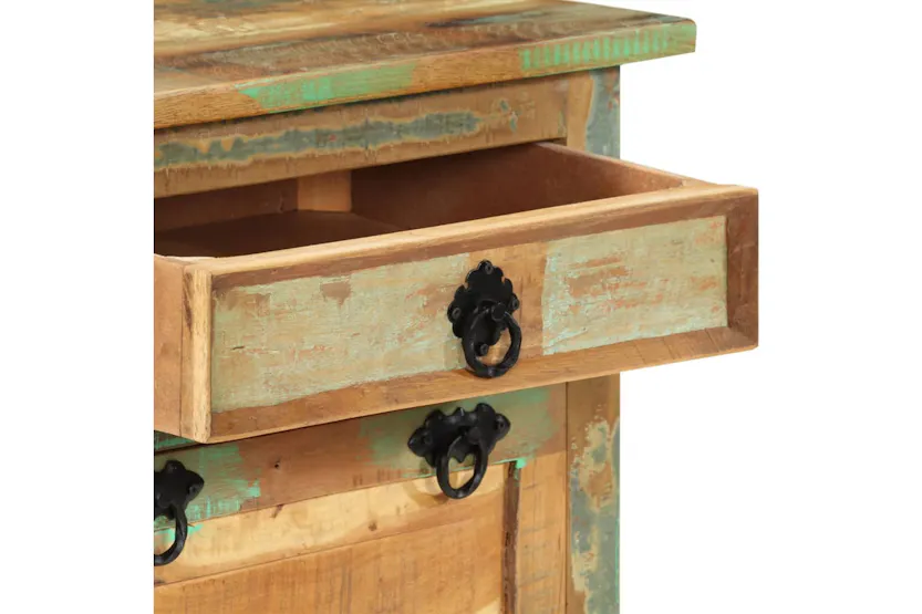 vidaXL 243974 4-layer Shoe Cabinet With Drawer Solid Reclaimed Wood vidaXL 243974 4-layer Shoe Cabinet With Drawer Solid Reclaimed Wood