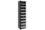 vidaXL 340560 Shoe Rack Black 44x32x174cm Pp vidaXL 340560 Shoe Rack Black 44x32x174cm Pp