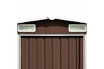 vidaXL 47039 Garden Shed Brown 257x990x181cm Galvanised Steel vidaXL 47039 Garden Shed Brown 257x990x181cm Galvanised Steel