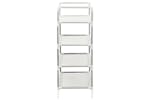 vidaXL 330042 Shoe Rack With 4 Shelves Metal And Non-woven Fabric Silver vidaXL 330042 Shoe Rack With 4 Shelves Metal And Non-woven Fabric Silver