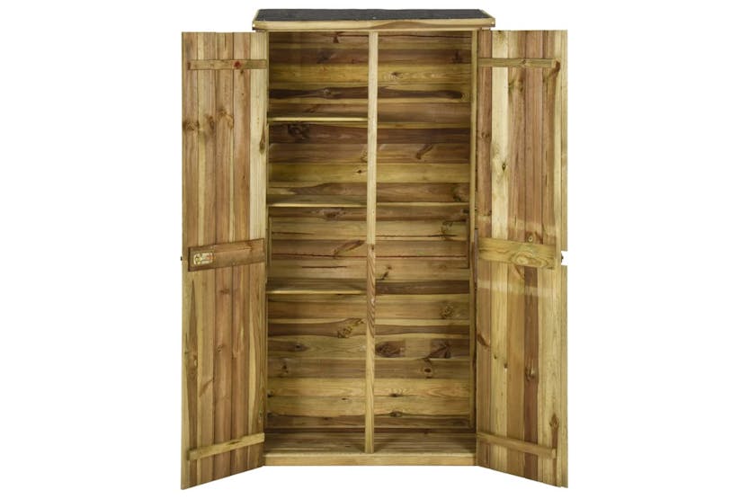vidaXL 45138 Garden Tool Storage Shed Pinewood 85x48x177cm vidaXL 45138 Garden Tool Storage Shed Pinewood 85x48x177cm