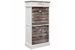 vidaXL 284088 Shoe Cabinet Brown 50x28x98cm Paulownia Wood vidaXL 284088 Shoe Cabinet Brown 50x28x98cm Paulownia Wood