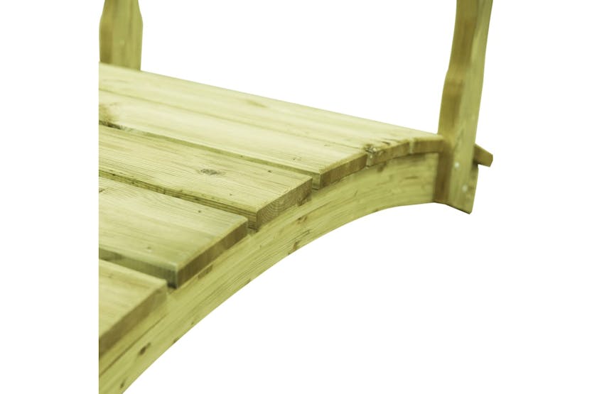 vidaXL 49112 Garden Bridge With Rail 170x74x105cm Impregnated Pinewood vidaXL 49112 Garden Bridge With Rail 170x74x105cm Impregnated Pinewood