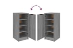vidaXL 817100 Shoe Cabinet Grey Sonoma 30x35x70cm Engineered Wood vidaXL 817100 Shoe Cabinet Grey Sonoma 30x35x70cm Engineered Wood