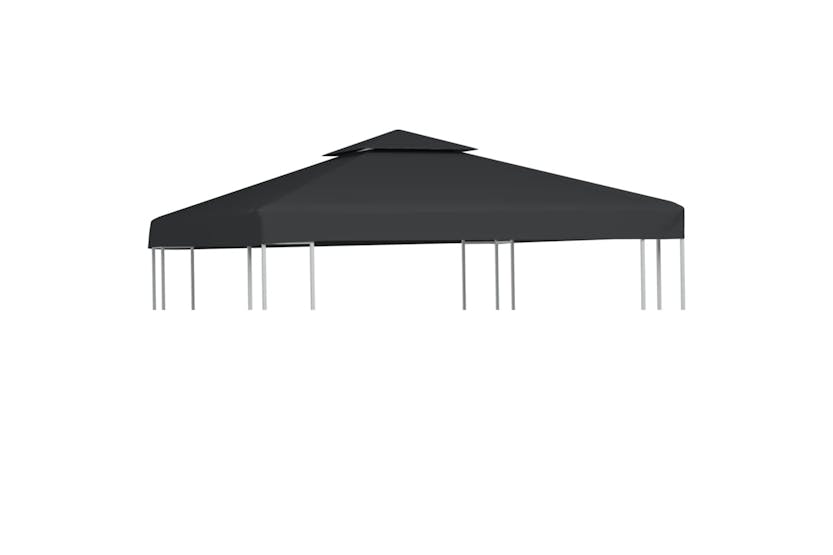 vidaXL Gazebo Cover Canopy Replacement 310 G / m² Dark Grey 3 X 3 M vidaXL Gazebo Cover Canopy Replacement 310 G / m² Dark Grey 3 X 3 M