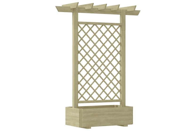 vidaXL 41702 Garden Pergola Planter 162x56x204cm Wood vidaXL 41702 Garden Pergola Planter 162x56x204cm Wood