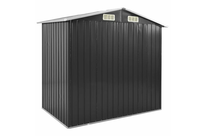vidaXL 47106 Garden Shed With Rack Anthracite 205x130x183cm Iron vidaXL 47106 Garden Shed With Rack Anthracite 205x130x183cm Iron