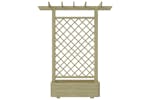 vidaXL 41702 Garden Pergola Planter 162x56x204cm Wood vidaXL 41702 Garden Pergola Planter 162x56x204cm Wood