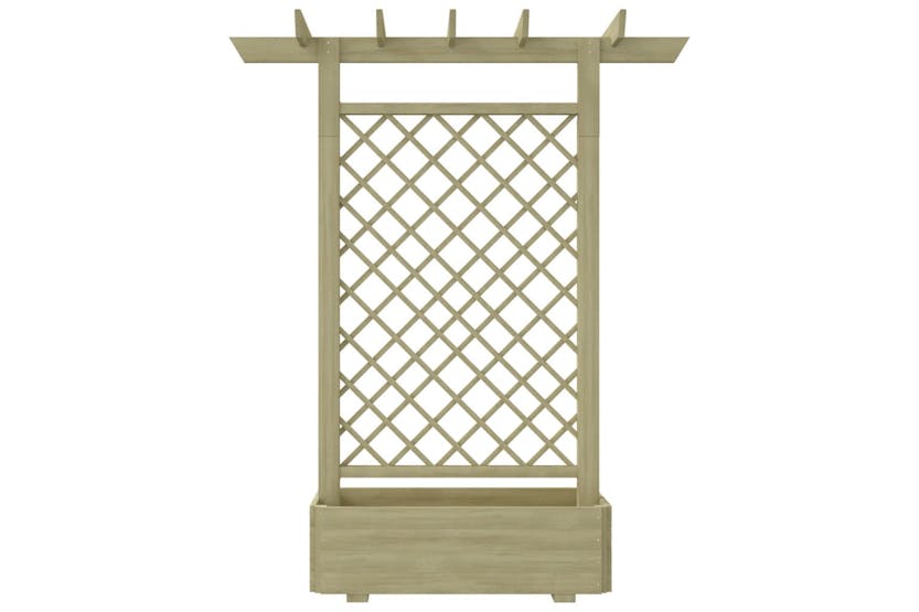 vidaXL 41702 Garden Pergola Planter 162x56x204cm Wood vidaXL 41702 Garden Pergola Planter 162x56x204cm Wood