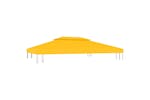 vidaXL 312076 2-tier Gazebo Top Cover 310 G/m² 4x3 M Yellow vidaXL 312076 2-tier Gazebo Top Cover 310 G/m² 4x3 M Yellow