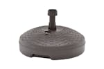 vidaXL 48770 Umbrella Base Sand/water Filled 20 L Brown Plastic Rattan vidaXL 48770 Umbrella Base Sand/water Filled 20 L Brown Plastic Rattan
