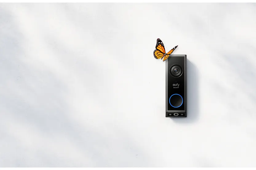 Eufy Video Doorbell with Mini Base Chime | Dual Cameras Eufy Video Doorbell with Mini Base Chime | Dual Cameras