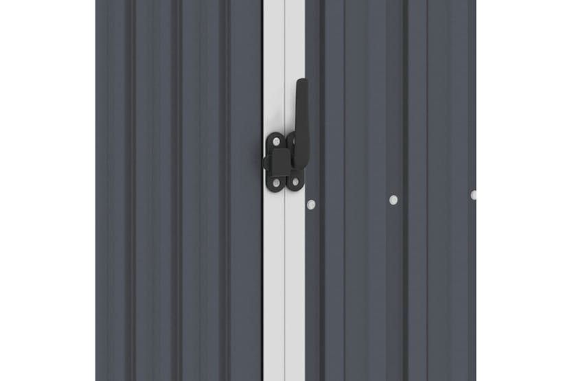 vidaXL 46295 Garden Firewood Shed Anthracite 245x98x159cm Galvanised Steel vidaXL 46295 Garden Firewood Shed Anthracite 245x98x159cm Galvanised Steel