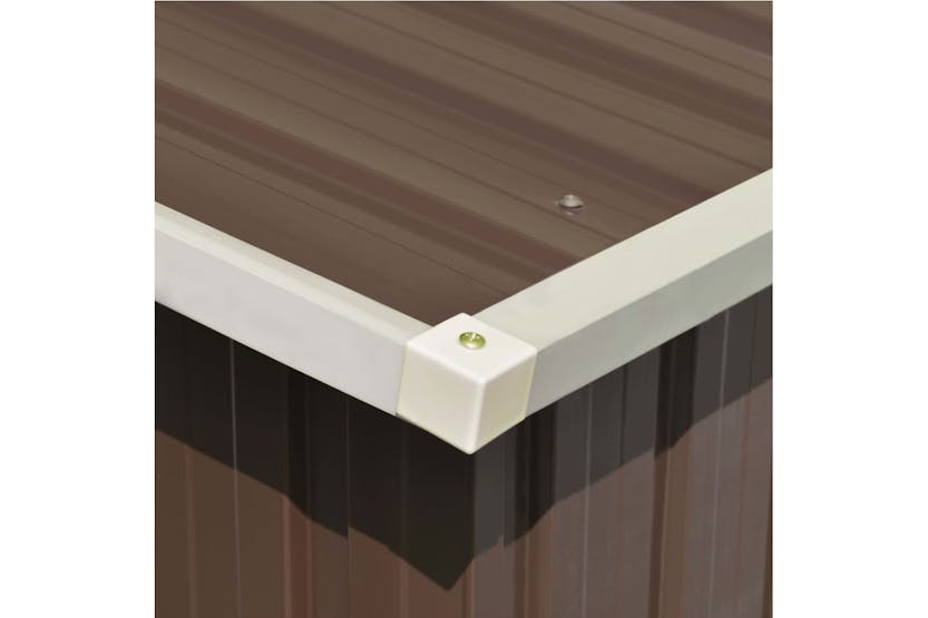 vidaXL 47035 Garden Shed Brown 257x779x181cm Galvanised Steel vidaXL 47035 Garden Shed Brown 257x779x181cm Galvanised Steel