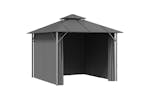 vidaXL 315252 Gazebo With Sidewalls&double Roof 3x3 M Anthracite vidaXL 315252 Gazebo With Sidewalls&double Roof 3x3 M Anthracite