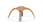 vidaXL 93077 Party Tent With Led And 4 Sidewalls 3.6x3.6x2.3 M Grey&orange vidaXL 93077 Party Tent With Led And 4 Sidewalls 3.6x3.6x2.3 M Grey&orange