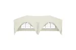 vidaXL 93543 Folding Party Tent With Sidewalls Cream 3x6 M vidaXL 93543 Folding Party Tent With Sidewalls Cream 3x6 M