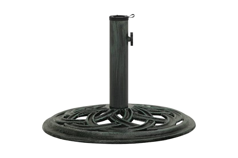 vidaXL 317756 Umbrella Base Green 44x44x31cm Cast Iron vidaXL 317756 Umbrella Base Green 44x44x31cm Cast Iron