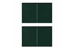 vidaXL 45130 Party Tent Doors 2 Pcs With Zipper Green vidaXL 45130 Party Tent Doors 2 Pcs With Zipper Green