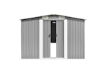 vidaXL 143345 Garden Shed 257x392x181cm Metal Grey vidaXL 143345 Garden Shed 257x392x181cm Metal Grey