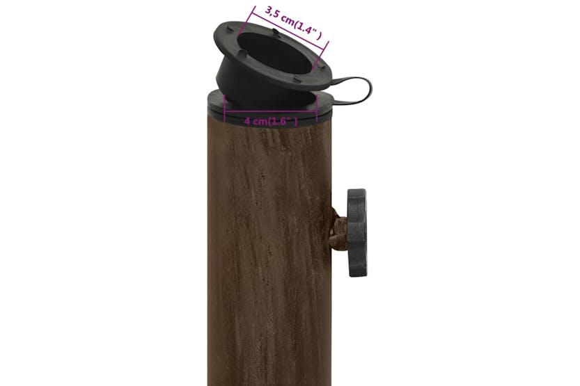 vidaXL 317767 Umbrella Base Bronze 40x40x32cm Cast Iron vidaXL 317767 Umbrella Base Bronze 40x40x32cm Cast Iron