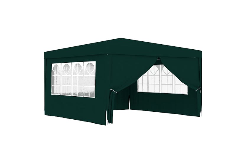 Vidaxl Professional Party Tent With Side Walls 4x4 M Green 90 G/m² Vidaxl Professional Party Tent With Side Walls 4x4 M Green 90 G/m²