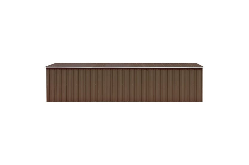 vidaXL 47035 Garden Shed Brown 257x779x181cm Galvanised Steel vidaXL 47035 Garden Shed Brown 257x779x181cm Galvanised Steel
