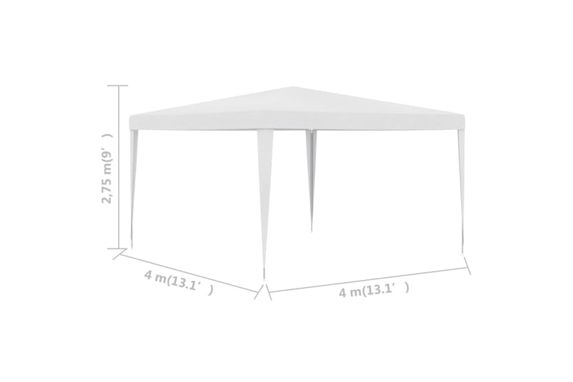 vidaXL 48498 Party Tent 4x4 M White vidaXL 48498 Party Tent 4x4 M White