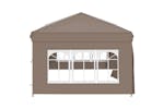 vidaXL 93547 Folding Party Tent With Sidewalls Taupe 3x6 M vidaXL 93547 Folding Party Tent With Sidewalls Taupe 3x6 M