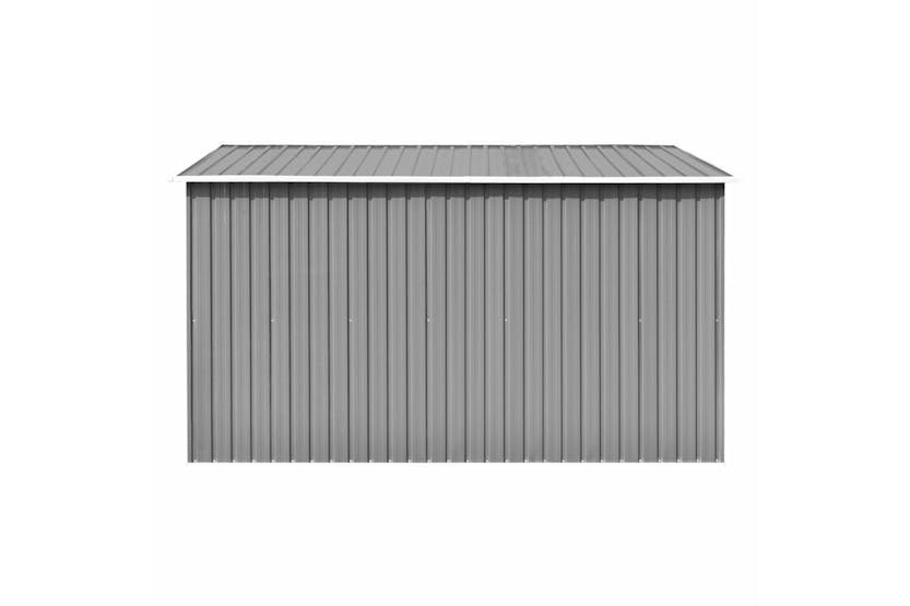 vidaXL 143341 Garden Shed 257x298x178cm Metal Grey vidaXL 143341 Garden Shed 257x298x178cm Metal Grey