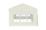 vidaXL 93543 Folding Party Tent With Sidewalls Cream 3x6 M vidaXL 93543 Folding Party Tent With Sidewalls Cream 3x6 M