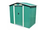 vidaXL 42909 Garden Storage Shed Green Metal 204x132x186cm vidaXL 42909 Garden Storage Shed Green Metal 204x132x186cm