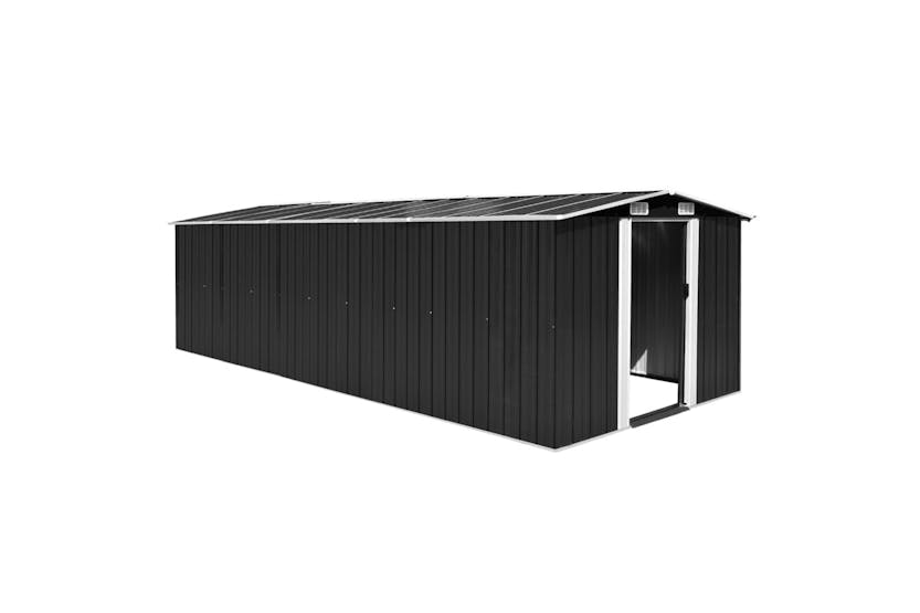 vidaXL 143354 Garden Shed 257x580x181cm Metal Anthracite vidaXL 143354 Garden Shed 257x580x181cm Metal Anthracite