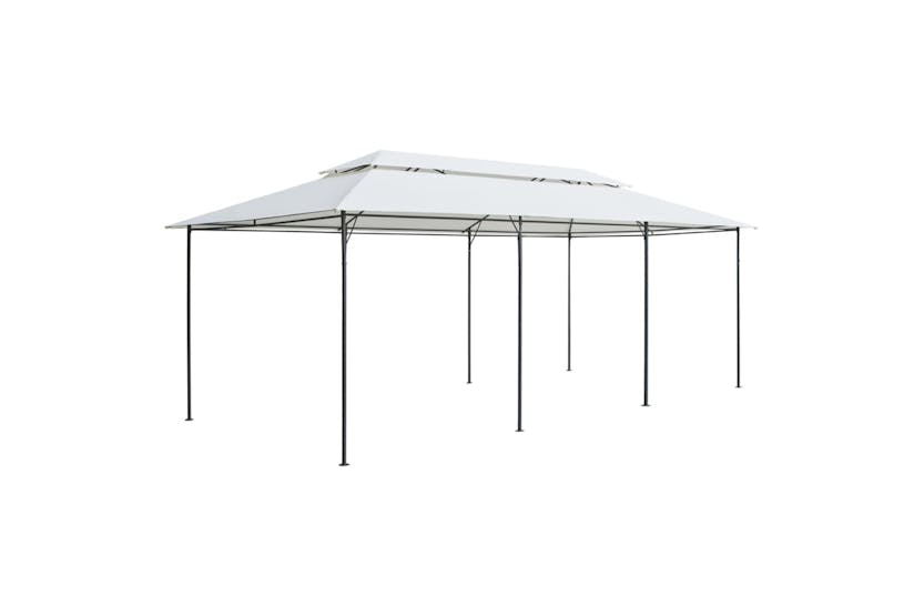 vidaXL 310072 Gazebo 600x298x270cm White 180g/m² vidaXL 310072 Gazebo 600x298x270cm White 180g/m²
