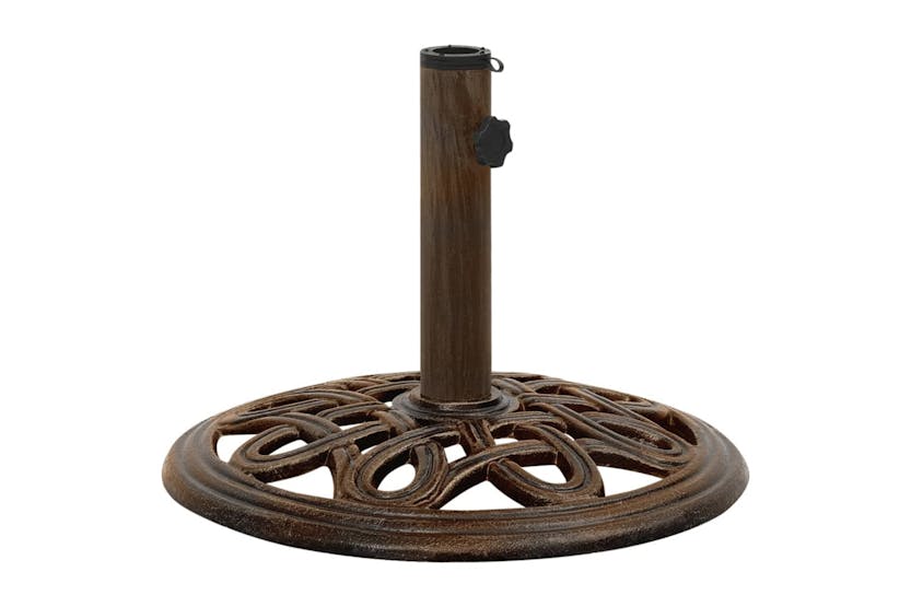 vidaXL 317767 Umbrella Base Bronze 40x40x32cm Cast Iron vidaXL 317767 Umbrella Base Bronze 40x40x32cm Cast Iron