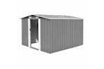 vidaXL 143341 Garden Shed 257x298x178cm Metal Grey vidaXL 143341 Garden Shed 257x298x178cm Metal Grey