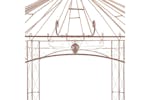 vidaXL 45439 Garden Pavilion Antique Brown 4 M Iron vidaXL 45439 Garden Pavilion Antique Brown 4 M Iron