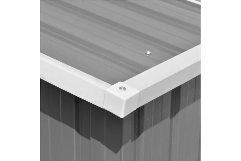 vidaXL 143349 Garden Shed 257x489x181cm Metal Grey vidaXL 143349 Garden Shed 257x489x181cm Metal Grey