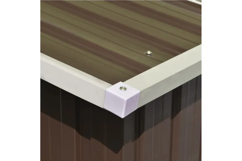vidaXL 143355 Garden Shed 257x580x181cm Metal Brown vidaXL 143355 Garden Shed 257x580x181cm Metal Brown