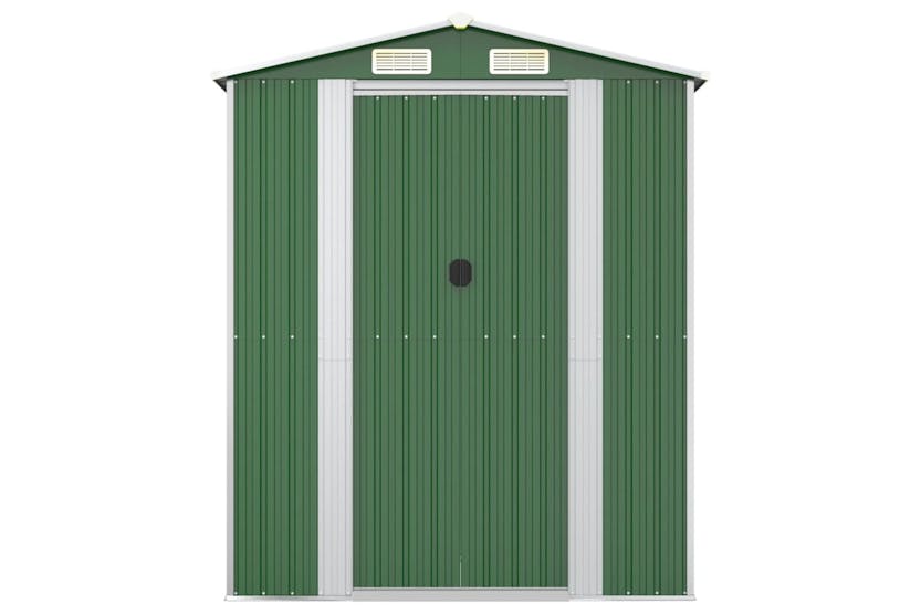 vidaXL 3147428 Garden Shed Green 192x274x223cm Galvanised Steel vidaXL 3147428 Garden Shed Green 192x274x223cm Galvanised Steel
