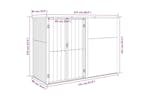 vidaXL 316214 Garden Tool Shed Grey 225x89x161cm Galvanised Steel vidaXL 316214 Garden Tool Shed Grey 225x89x161cm Galvanised Steel