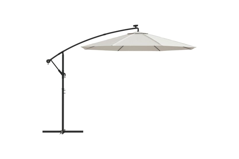 vidaXL 313813 Replacement Fabric For Cantilever Umbrella Sand White 350cm vidaXL 313813 Replacement Fabric For Cantilever Umbrella Sand White 350cm