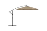 vidaXL 313815 Replacement Fabric For Cantilever Umbrella Taupe 350cm vidaXL 313815 Replacement Fabric For Cantilever Umbrella Taupe 350cm