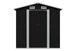 vidaXL 47028 Garden Storage Shed Anthracite Steel 204x132x186cm vidaXL 47028 Garden Storage Shed Anthracite Steel 204x132x186cm