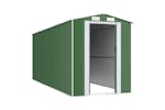 vidaXL 3147431 Garden Shed Green 192x523x223cm Galvanised Steel vidaXL 3147431 Garden Shed Green 192x523x223cm Galvanised Steel