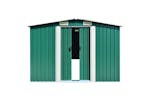 vidaXL 47032 Garden Shed Green 257x779x181cm Galvanised Steel vidaXL 47032 Garden Shed Green 257x779x181cm Galvanised Steel